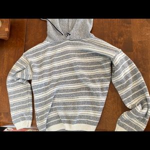 Grey hooded sweater